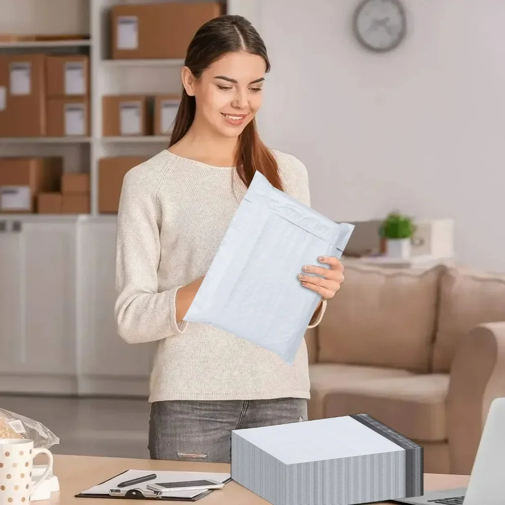 50-10pcs Self-Adhesive White Courier Mailing Envelope Shipping Bags Thickened Mailing Bags Courier Storage Bag Courier Bags