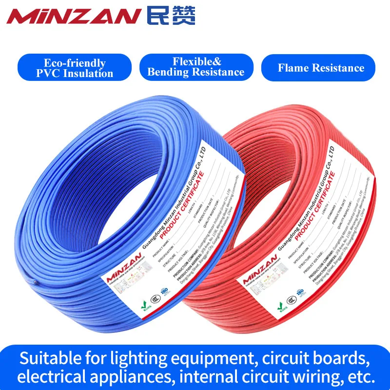 

UL1007 Electrical Wire 16 18 20 22 24 26AWG Tinned Copper PVC Insulated Single Core Stranded Soft Cable for LED DIY Electronic