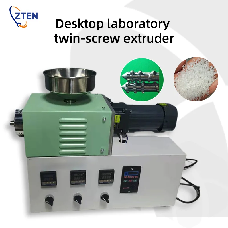 P21 Desktop Twin Screw Extruder Plastic Desktop Laboratorium Conische Twin-schroef Extruder Parallelle Desk-schaal Parallelle Extruder