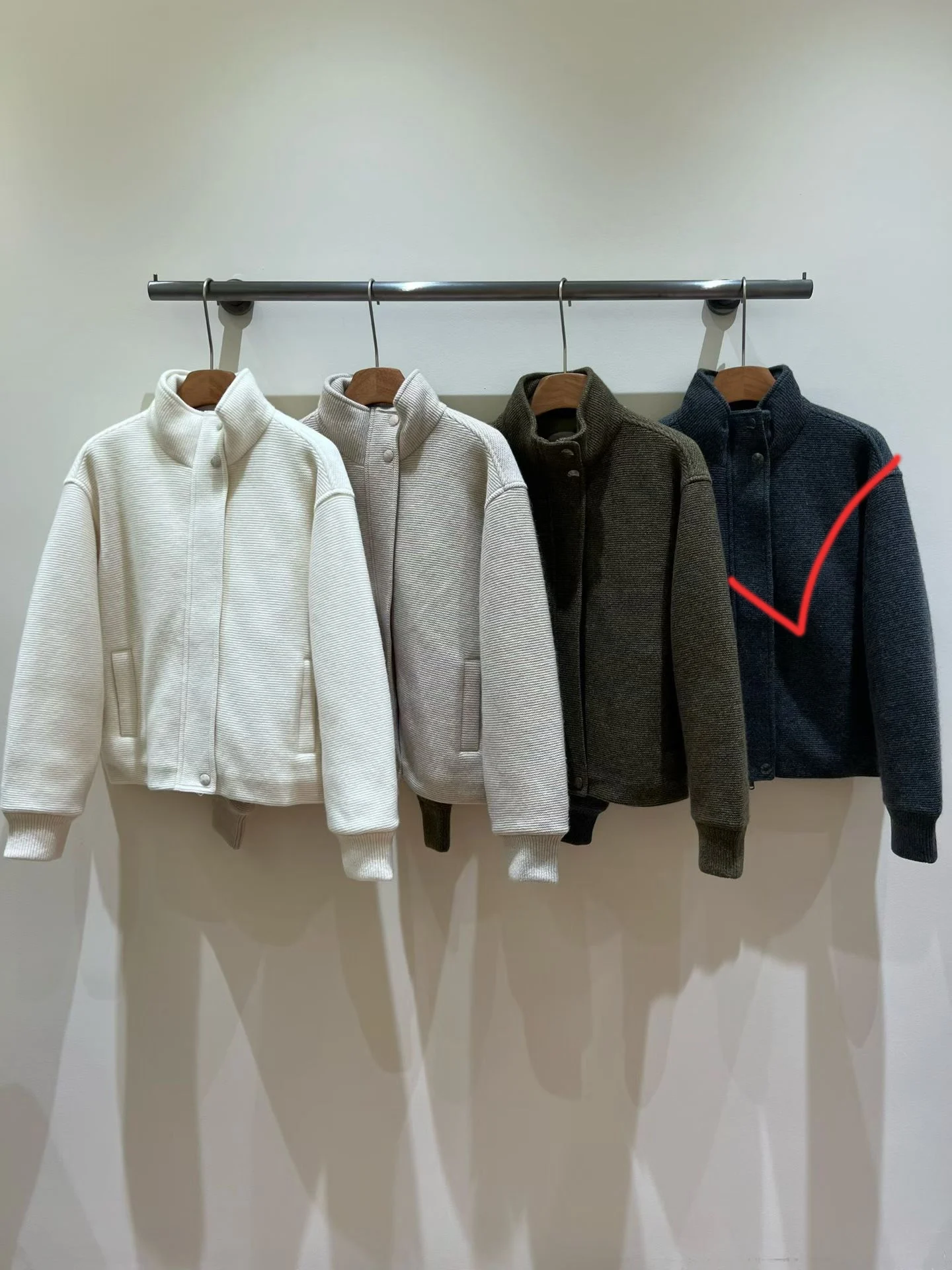 High-Quality, Stylish Women'S Goose Down Coat (Cashmere-Wool Blend) – Autumn/Winter 2026 New Arrival (Sizes S, M, L)