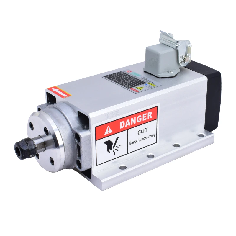 GDZ80x73-1.5 CNC Milling Machine Spindle Motor 1.5kw High Speed 24000rpm air Cooling Spindle with ER11 Chuck