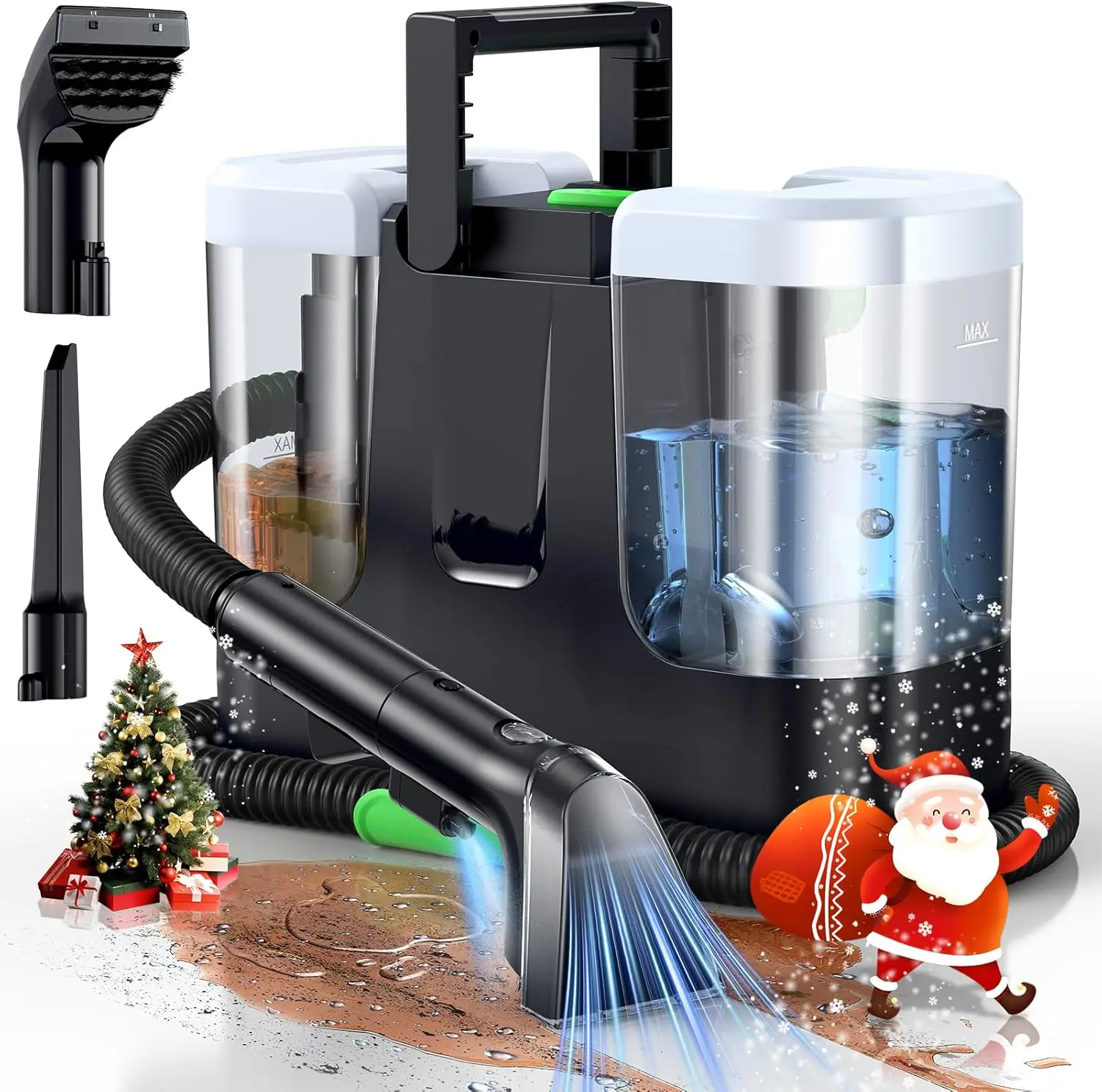 Tragbare Teppichreinigungsmaschine mit 18 kPa für die Tiefenreinigung, Fleckenreiniger für Haustiere, Möbel und Auto