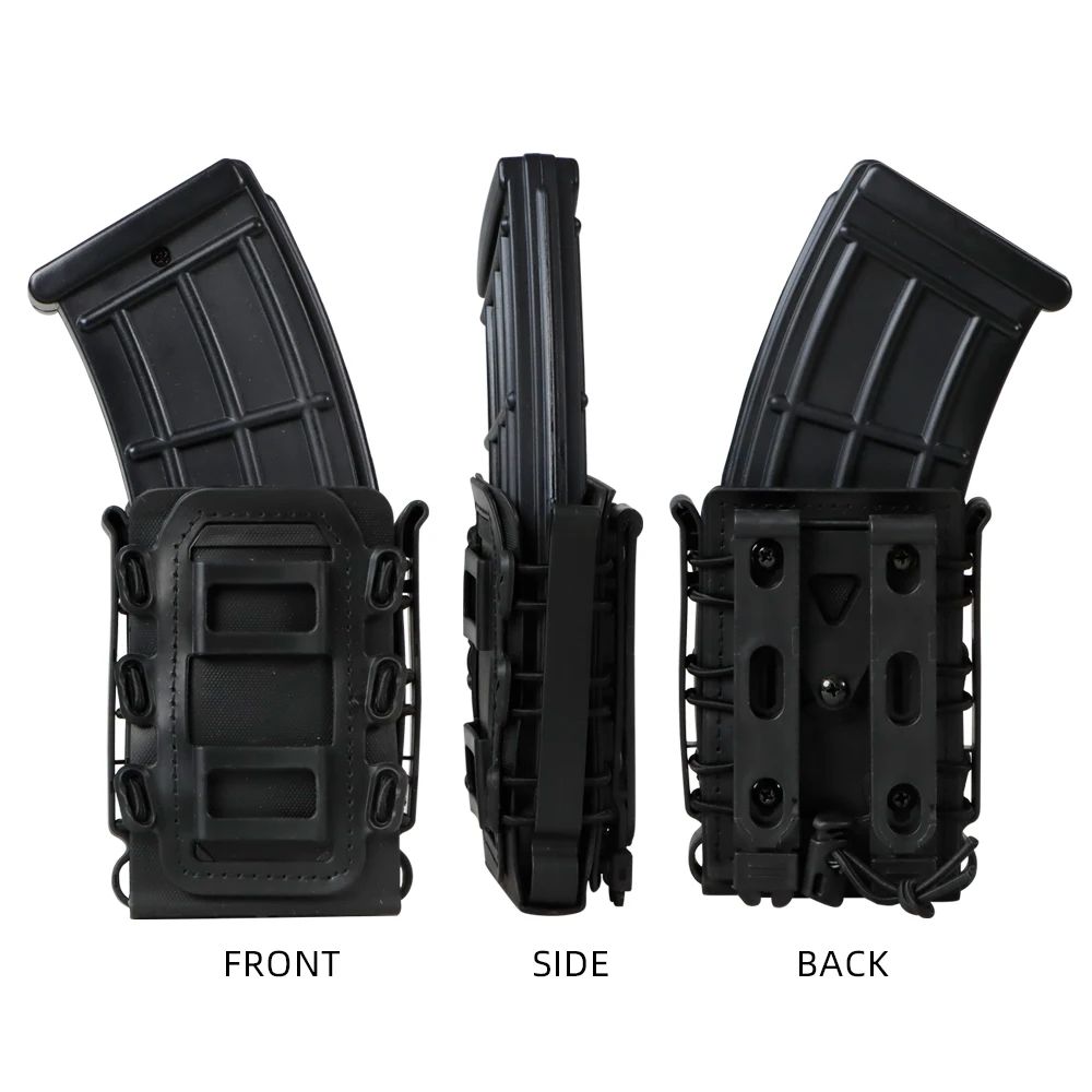 Custodia per caricatore tattica 5.56 Scorpion Soft Shell, fondina da cintura da 9 mm, accessori MOLLE, custodia per fucile 7.62, fondina per pistola Glock 17