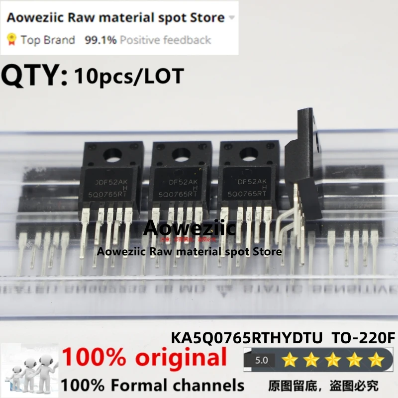 Aoweziic   100% New Imported Original  KA5Q0765RTHYDTU  KA5Q0765RT  5Q0765RT  TO-220F Power Control Chip