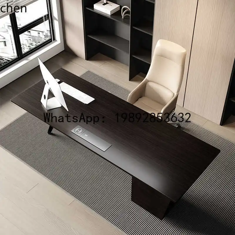 minimalist  study living room writing desk household solid wood computer