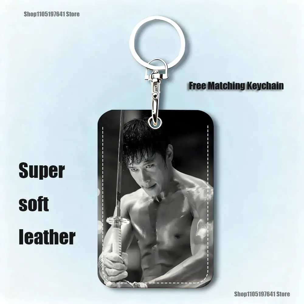 พวงกุญแจการ์ตูน B-Byung H-Hun Lee สไตล์อนิเมะ แฟชั่น จี้ห้อยกระเป๋า ใส่บัตรประจำตัว บัตรผ่านประตู บัตรรถบัส น่ารัก สำหรับผู้ใหญ่
