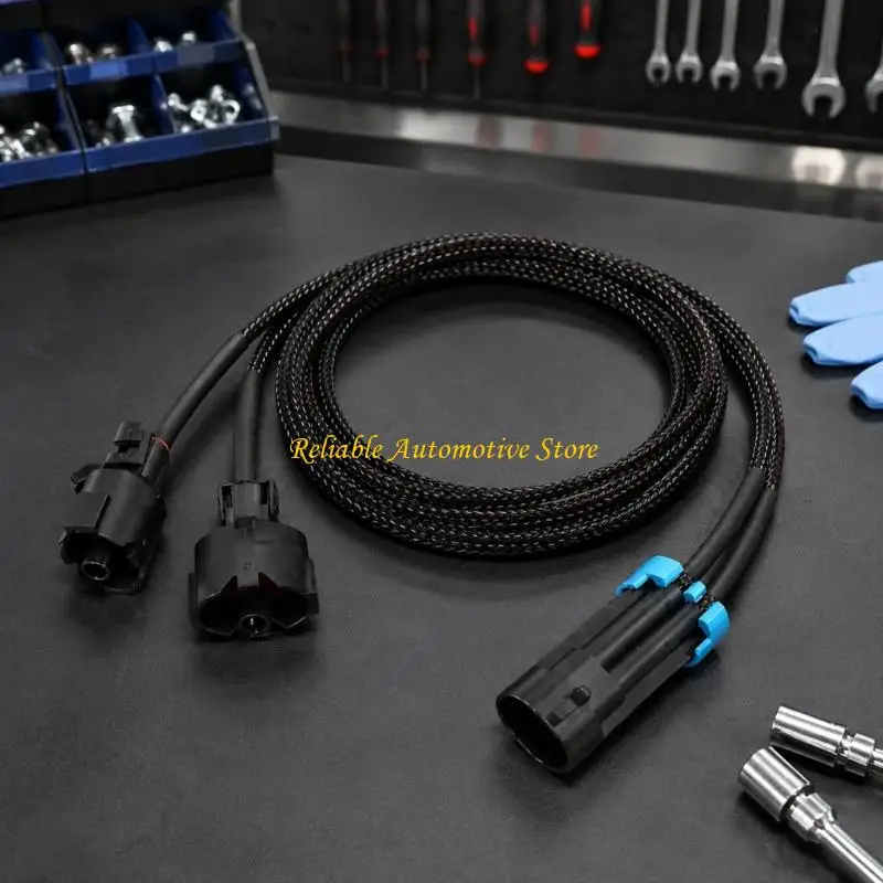 M68B Engine Bay Wire Extension Harness for Knock Service, Molded End with Protective Sleeve for Installation Use and