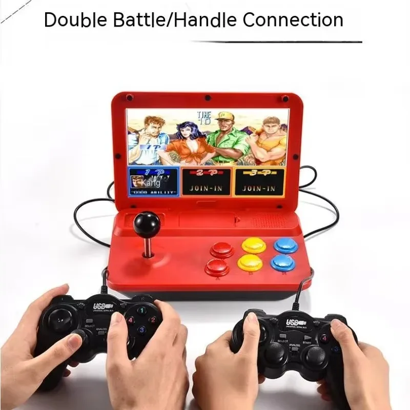 New Powkiddy A13 10 Inch Large Screen Detachable Joystick Retro Game Players High-definition Retro Mini Game Machine Gift