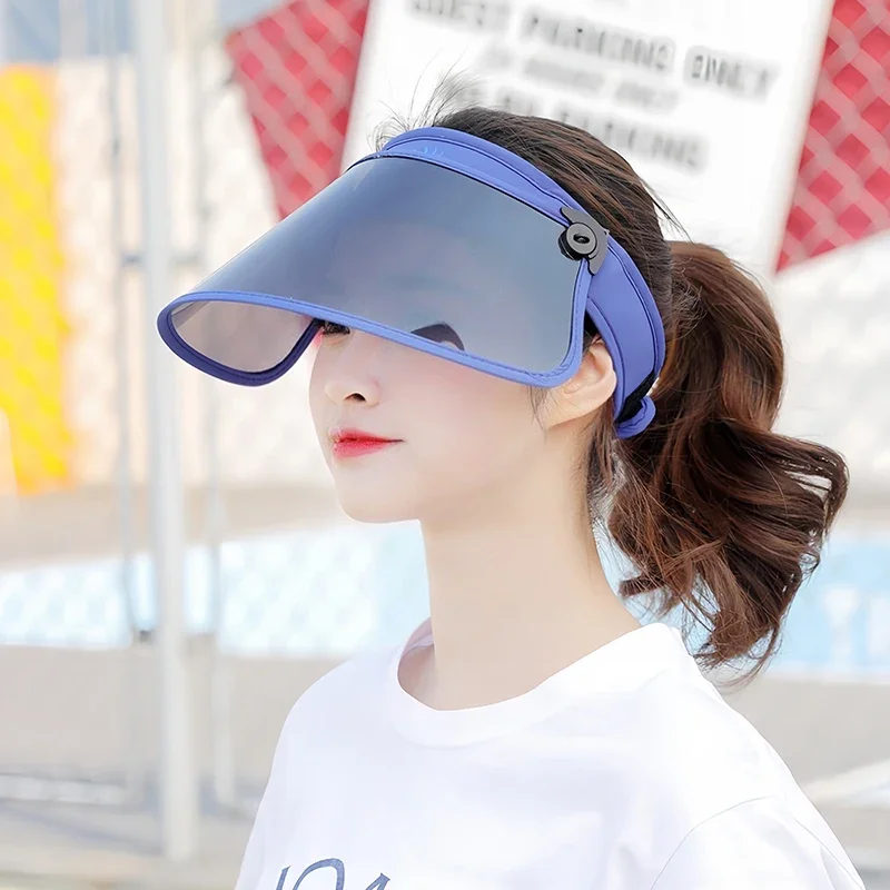Summer Outdoor Travel Sunshade Hat with Foldable Large Eaves and Empty Roof Umbrella UV Resistant Hat Beach Hat Hats for Adult