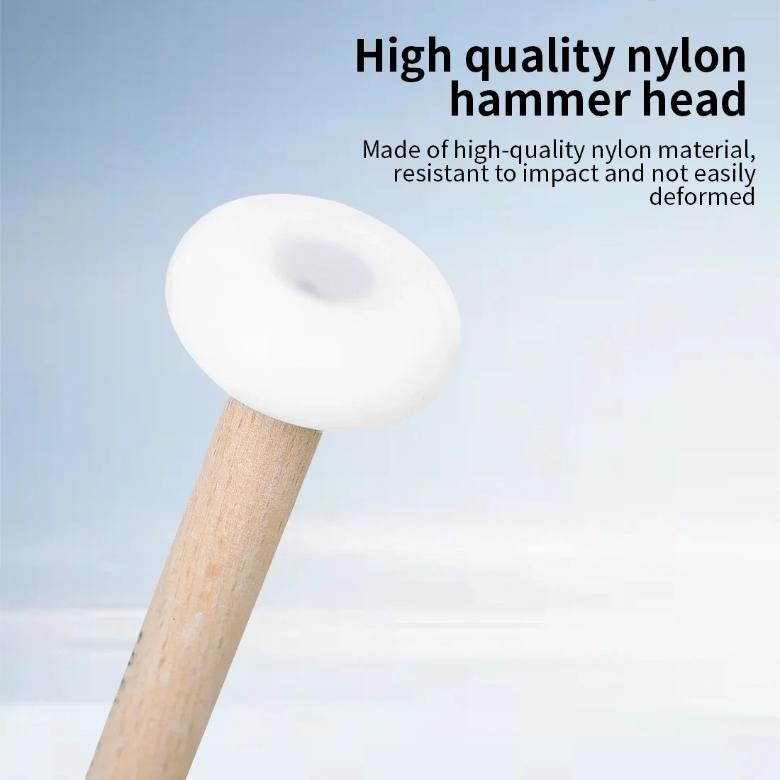 

IRIN AX-22 Dingyin Hammer Nylon Marching Dingyin Hammer White Strike Accessories Suitable Suitable Strike Instrument Enthusiasts