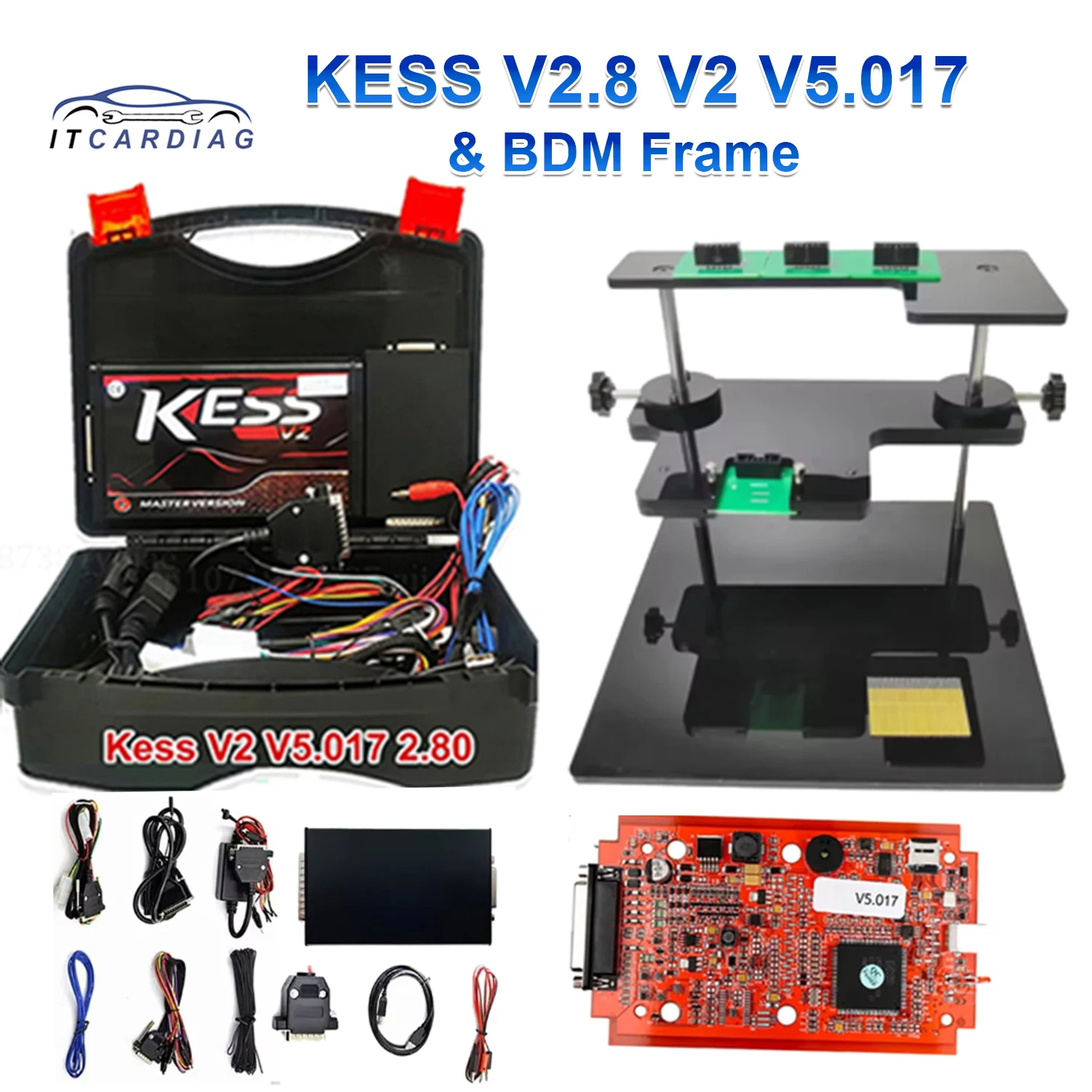 Ecu Programmer Kess V2 - KESS V2.8 V2 V5.017 BDM Frame
