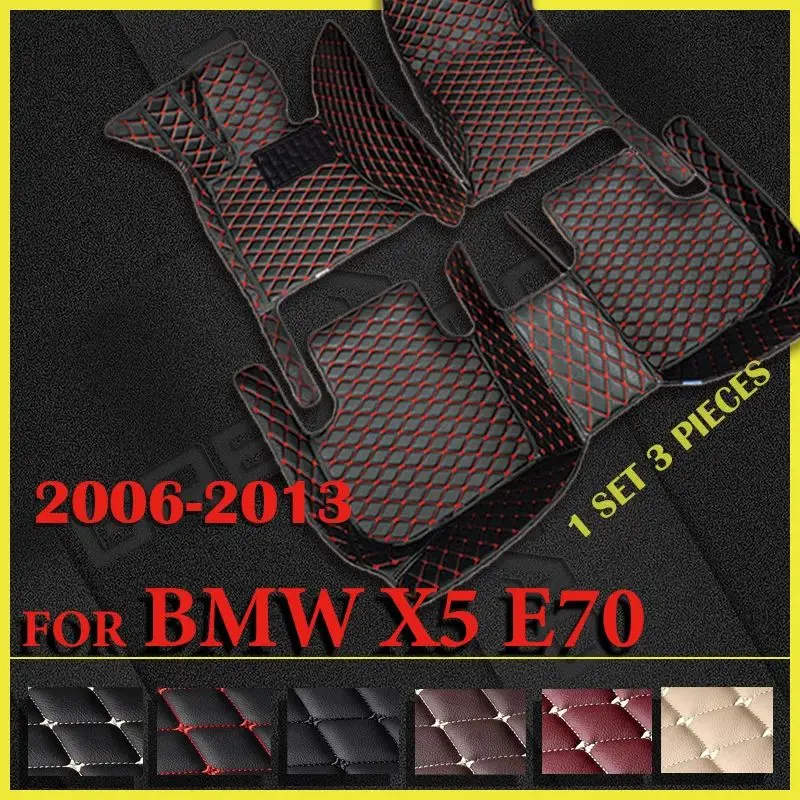 

Автомобильные коврики для BMW X5 E70, семи сидений, 2006, 2007, 2008, 2009, 2010, 2011, 2012, 2013, коврики для ног, коврик, аксессуары для интерьера