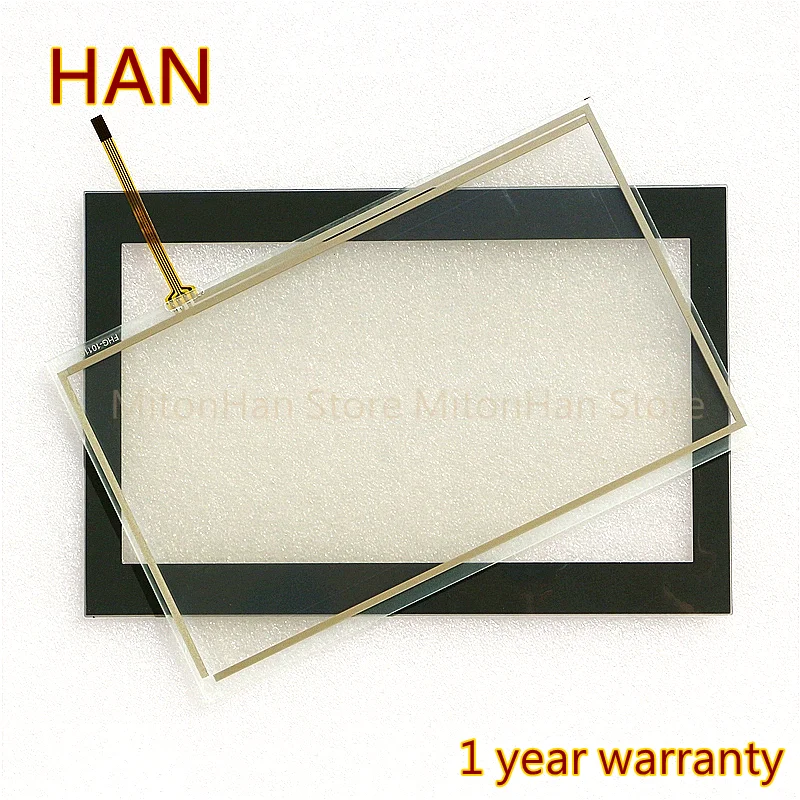 DOP-110WS AMT10806 91-10806-00A Touch Panel Screen Glass Digitizer DOP-110WS Protective Film Overlay