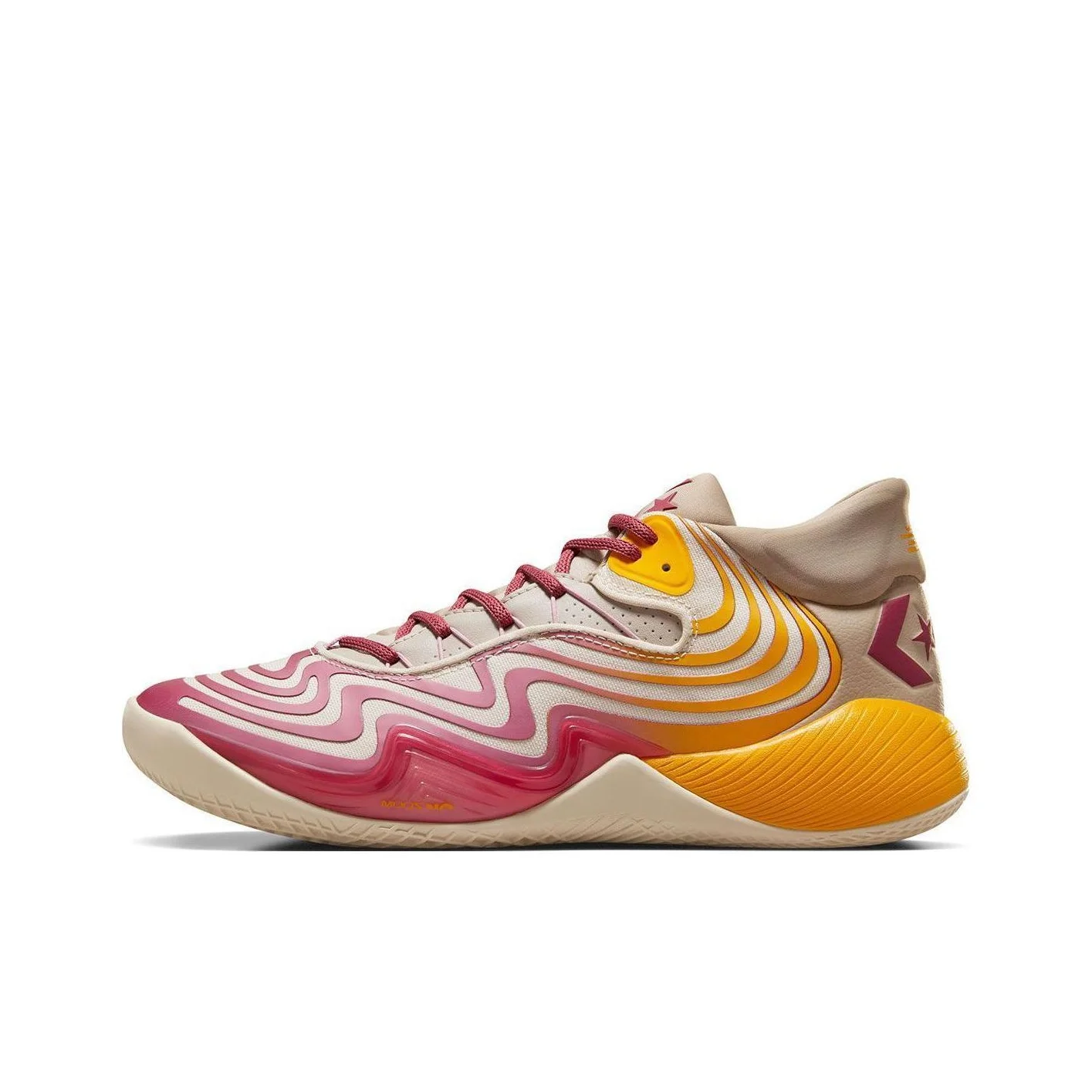 Converse x Shai Gilgeous Alexander All Star BB Shift Chaussures de basket-ball basses unisexes Rouge Marron Jaune