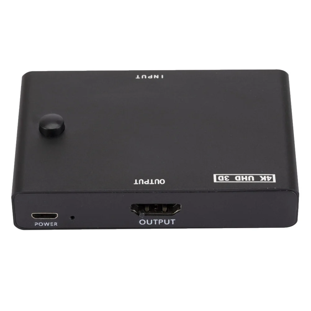 

3 in 1 Out Video Selector 4K Splitter Converter Box for Pc Laptop Game Console Monitor Projector