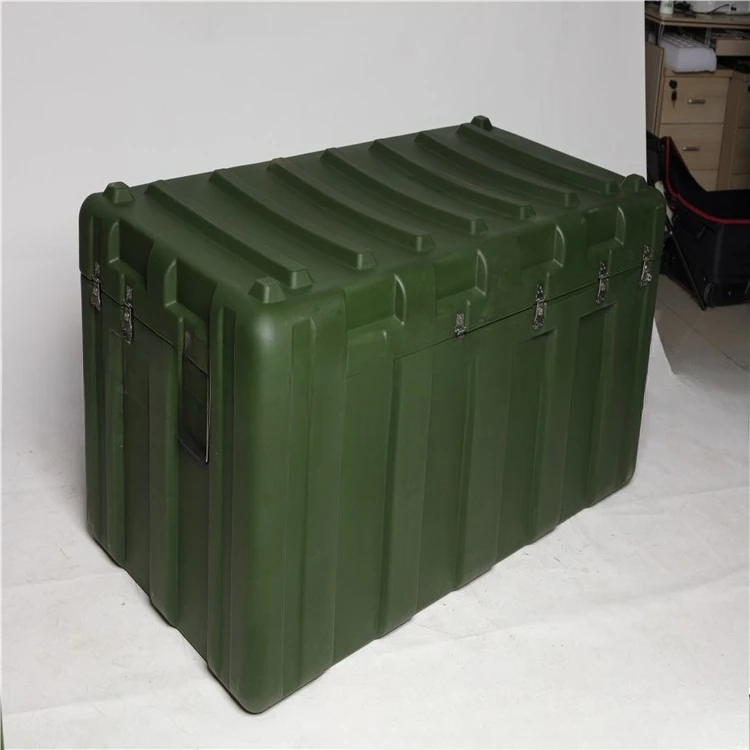 Verpackungsbox für Rotationsformgeräte. Große Ausrüstung und Instrumente, Materialtransportbox