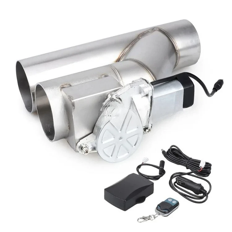 Car Modification Exhaust Pipe Dual Open Exhaust Valve with Variable Sound Remote Control and Dual Valve Capability