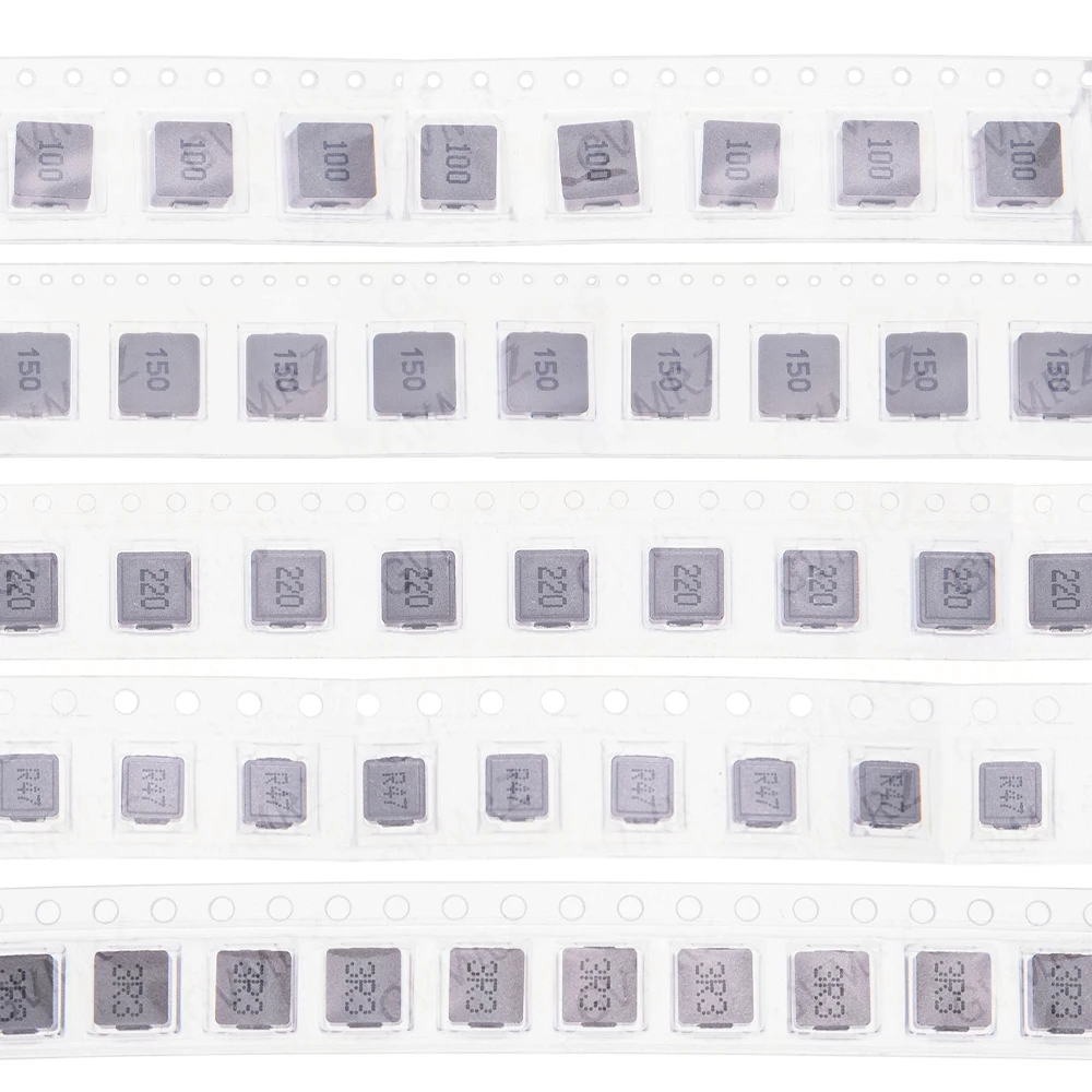 10PCS 33 47 68 UH 100UH 1UH 2.2 3.3 4.7 6.8 10 15 22 0420 0520 0630 0650 1040 1R0 2R2 6R8 SMD Molding Power Inductors 1UH ~47UH