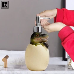 Cute Dinosaur Foam Liquid Soap Dispenser Cosmetics Bottles Kawaii Washing Hand Sanitizer Pump Machine Bathroom Home Decoration