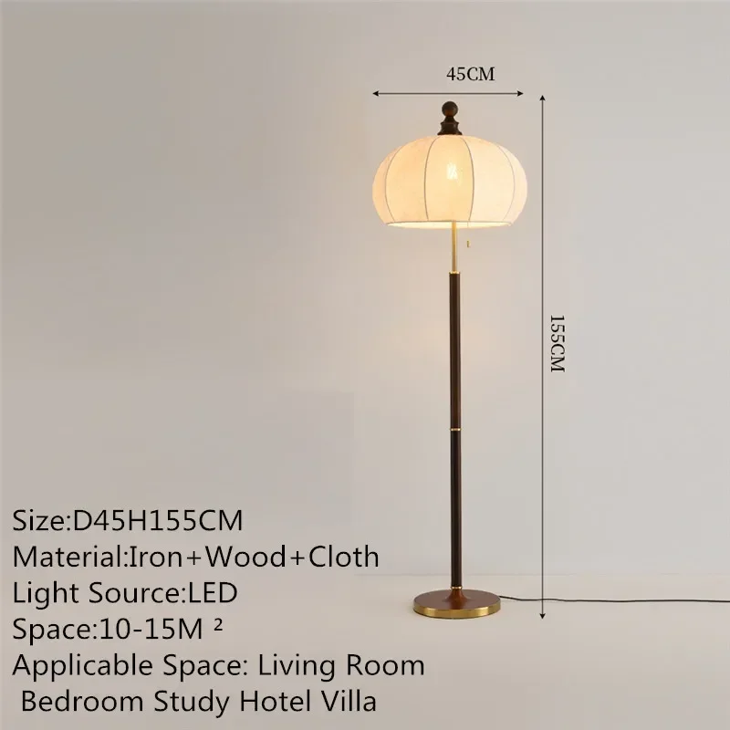 CEDRIC Contemporary Luxury Floor Lamp  American Retro Art Living Room Bedroom Study Villa Hotel LED Decorative Standing Light