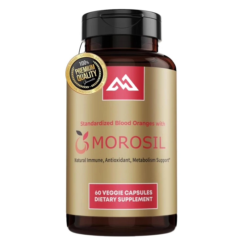 Male and female metabolism, antioxidants, health support 400mg Moro red orange extract -60 Morosil vegetarian capsules