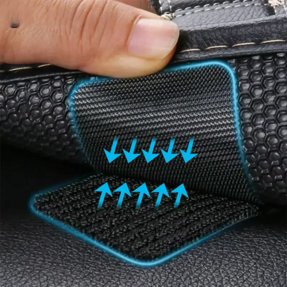 Universal Car Carpet Mat Fixing Stickers Foot Pad Self- Adhesive Tape Car Floor Mat Anti-slip Fixed Tape Sticker 5/10pcs