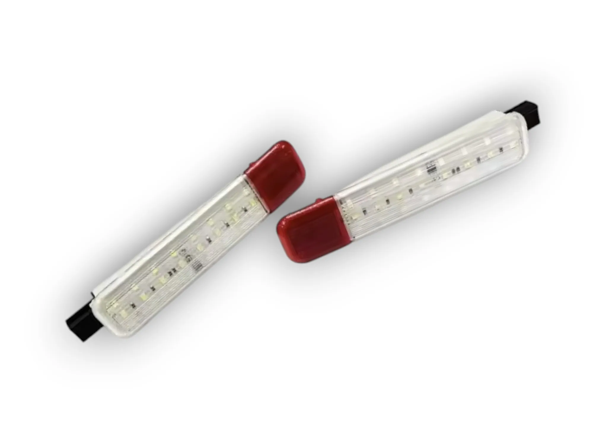 Stylish LED Powered Clear Red Lens Courtesy Light for Interior Door Panel 95 to 06 Chevy GMC Cadillac and Hummer