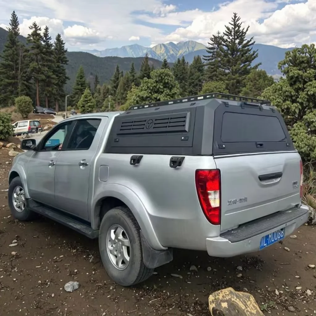 

Hard Aluminum Canopy Waterproof Anti-rusted Pickup Truck Exterior Modify Accessory for Dodge Ram 1500 5.7ft Top with Tool Box