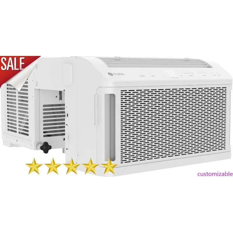 

Customizable AHTT08BC Clearview Air Conditioner 8,300, WiFi Enabled, Ultra Quiet for Medium Rooms up to 350 Sq. FT