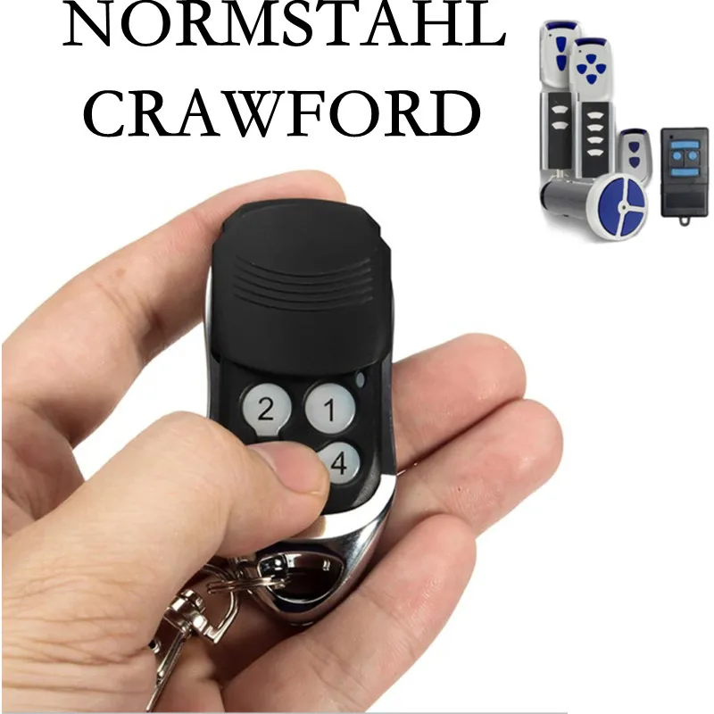 Normstahl CRAWFORD RCU 433 2K / RCU 433 4K remote control rolling code 433,92 MHz garage door gate remote control