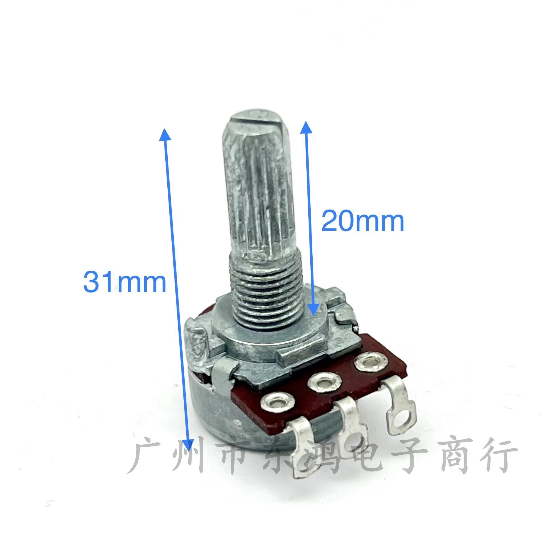 1 PCS Taiwan FD Fuhua RK16 single potentiometer B100K shaft length 20MM volume potentiometer