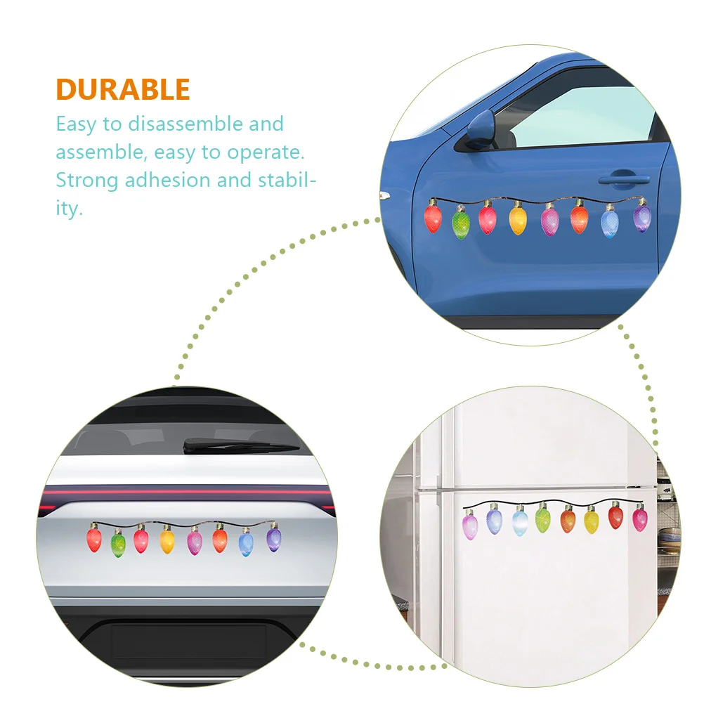 

Light Bulb Decorations Refrigerator Magnet Decorative Magnets Magnetic Garage Door Sticky