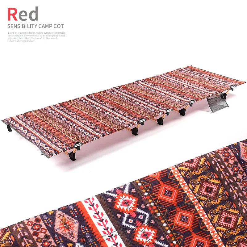 Portable Camping Folding Bed Single 187cm DIY Camping Cot