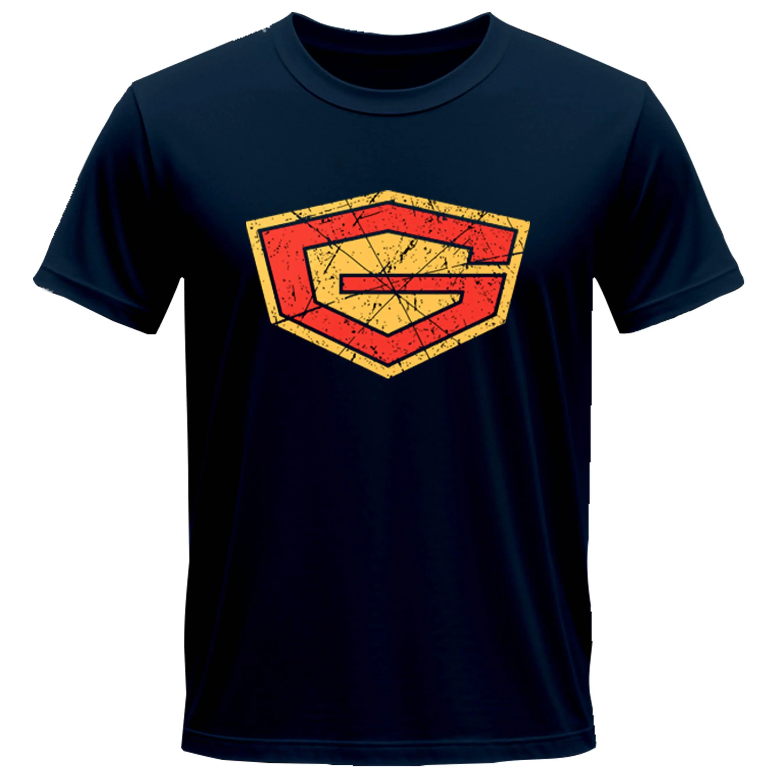 

Футболка Gatchaman с аниме-логотипом и графикой, винтажная хлопковая футболка с круглым вырезом и короткими рукавами, уличная одежда унисекс, мужская одежда