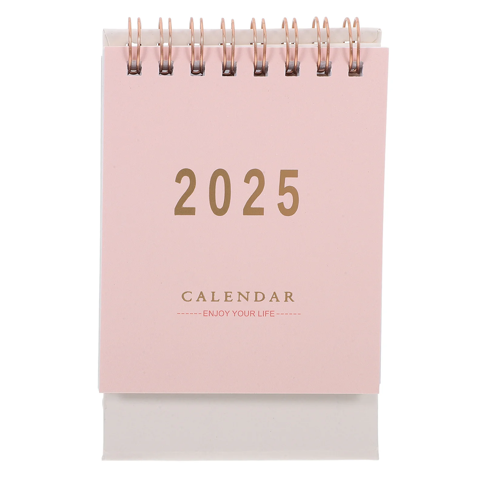 

Mini Desktop Calendar 2024-2025 Standing Flip Calendar for Desk Table Office Use Simple Chic Design Yearly Planning Tool