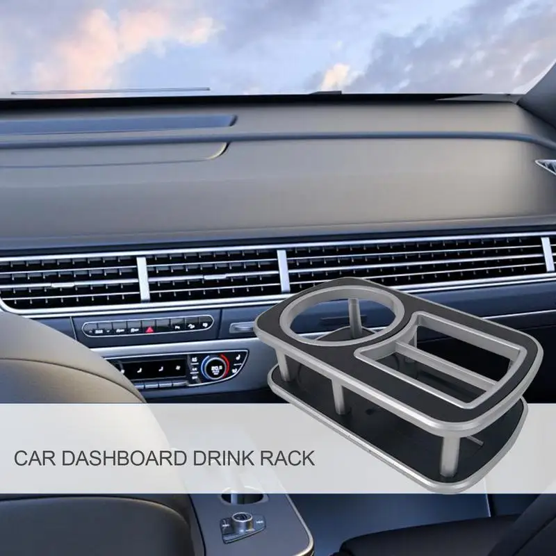 Car Dashboard Drink Double Hole Car Styling Front Center Console Storage Box Coin + Cup Holder For BMW E46 Series 1999-2006