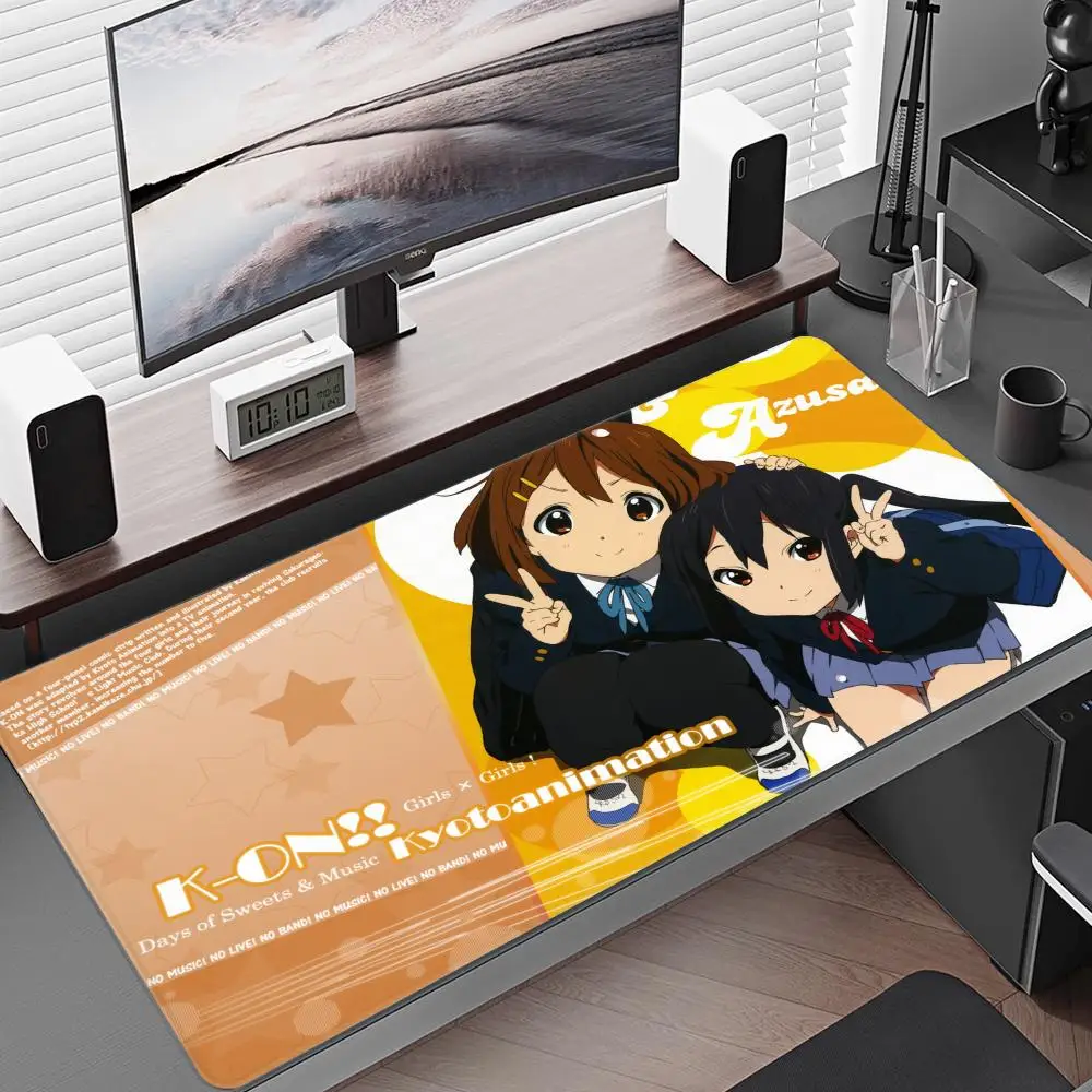 Kawaii New K-ON! Mousepad Large XXL Gaming Laptop Computer Desk Mat Mouse Pad Mouse Mat Notbook Mousepad Gamer