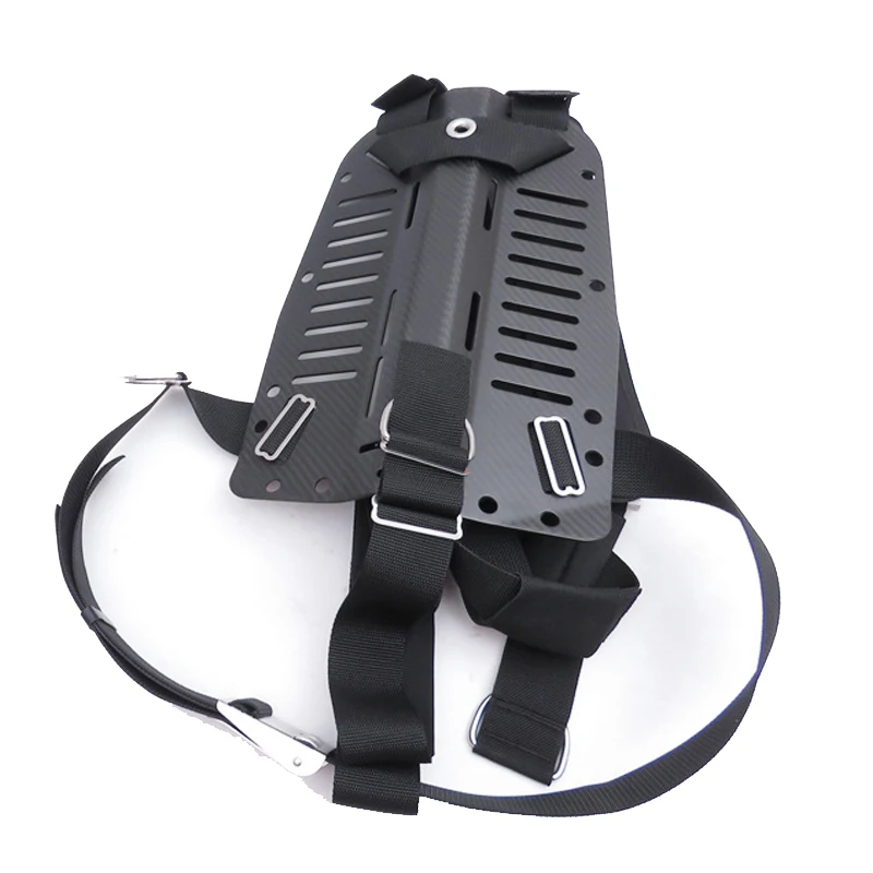 Buoyancy Compensator Devices BCD Accessories Ultra Lightweight 3.3mm Carbon Fiber Scuba Diving Backplate With Harness