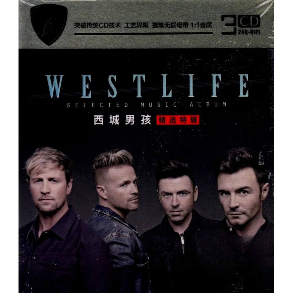 ألبوم Westlife 3CD - جديد تمامًا - أغاني إنجليزية كلاسيكية من البوب الغربي - أقراص صوتية للسيارة والمنزل للمعجبين