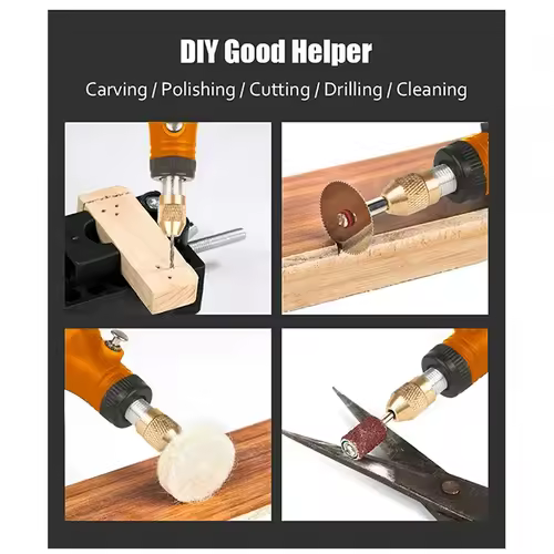 DIY Mini Rotary Tool USB Engraving Tool Dremel Tool Mini Grinder Machine Mini Wireless Drill Rechargeable Polishing Machine - Image 5