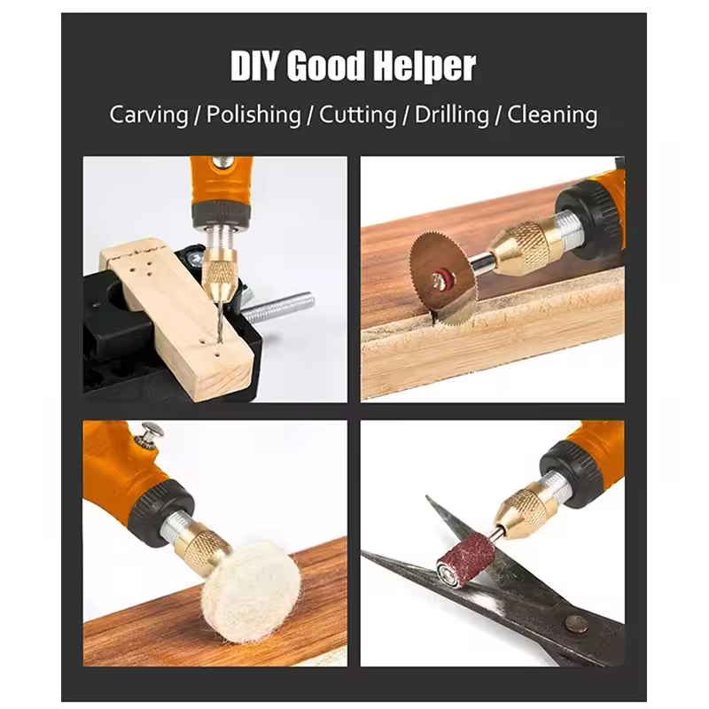 DIY Mini Rotary Tool USB Engraving Tool Dremel Tool Mini Grinder Machine Mini Wireless Drill Rechargeable Polishing Machine - Image 5