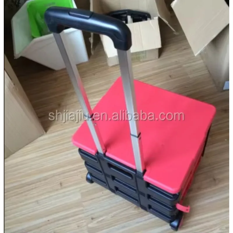Foldable Foldable shopping Folding luggage Shopping , with handle and lid