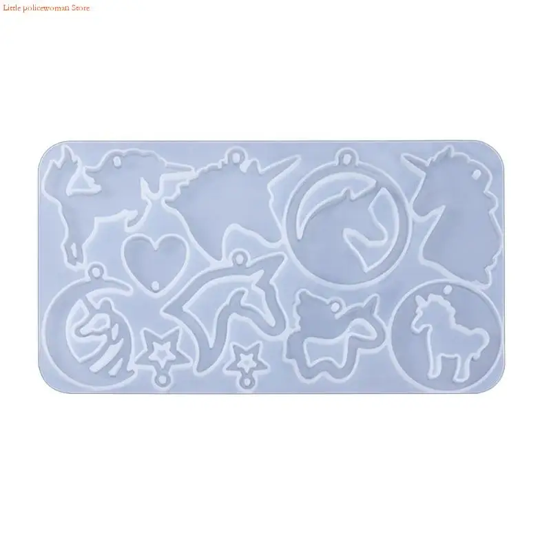 

F92D Earrings Pendant Silicone Mold Ear Ornament Resin Mould DIY Jewelry Supplies