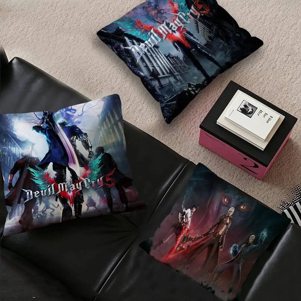 Game D-Devil M-May C-Cry pillow cover sofa cushion cover home room decoration children gift