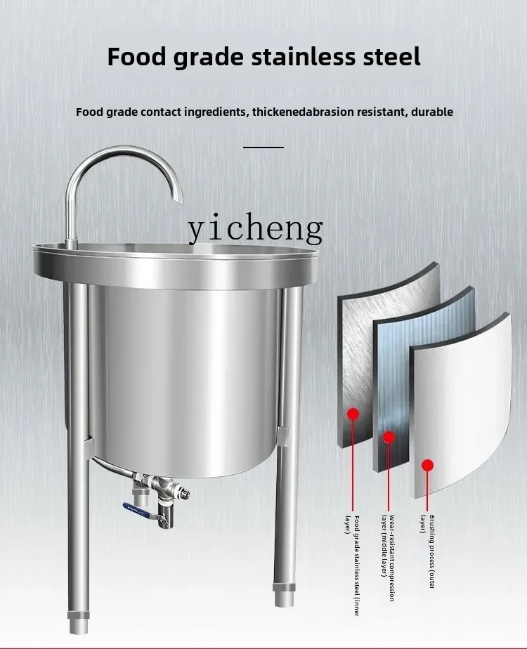 

TQH Fully Automatic Rice Washer Commercial Rice Washing Machine Water Pressure Washer Stainless Steel Rice Washer