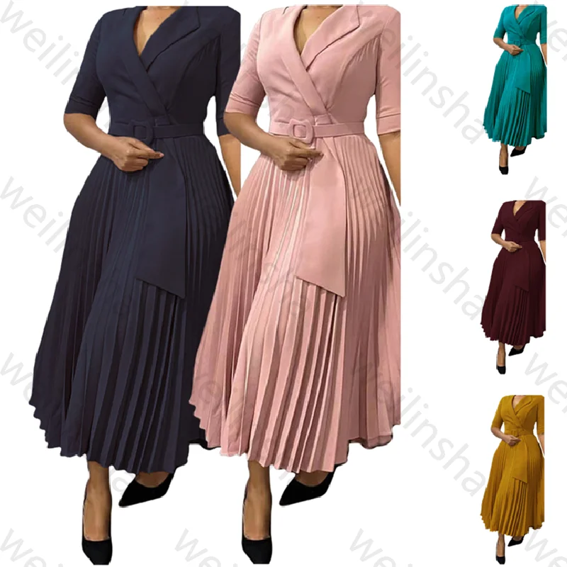 

Customized Sexy V-Neck Half Sleeves Pleat Evening Dresses Elegant Celebrity Dress Exquisite High Quality Prom Party Gowns Women