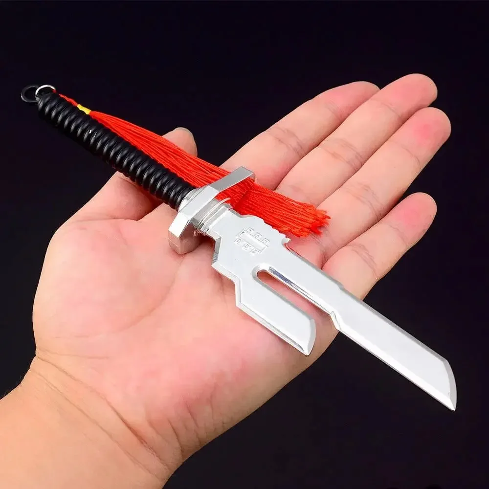 21cm Inverted Spear of Heaven Toji Fushiguro Keychain Jujutsu Kaisen Anime Merchandise Metal Weapon Katana Model Crafts Keychain