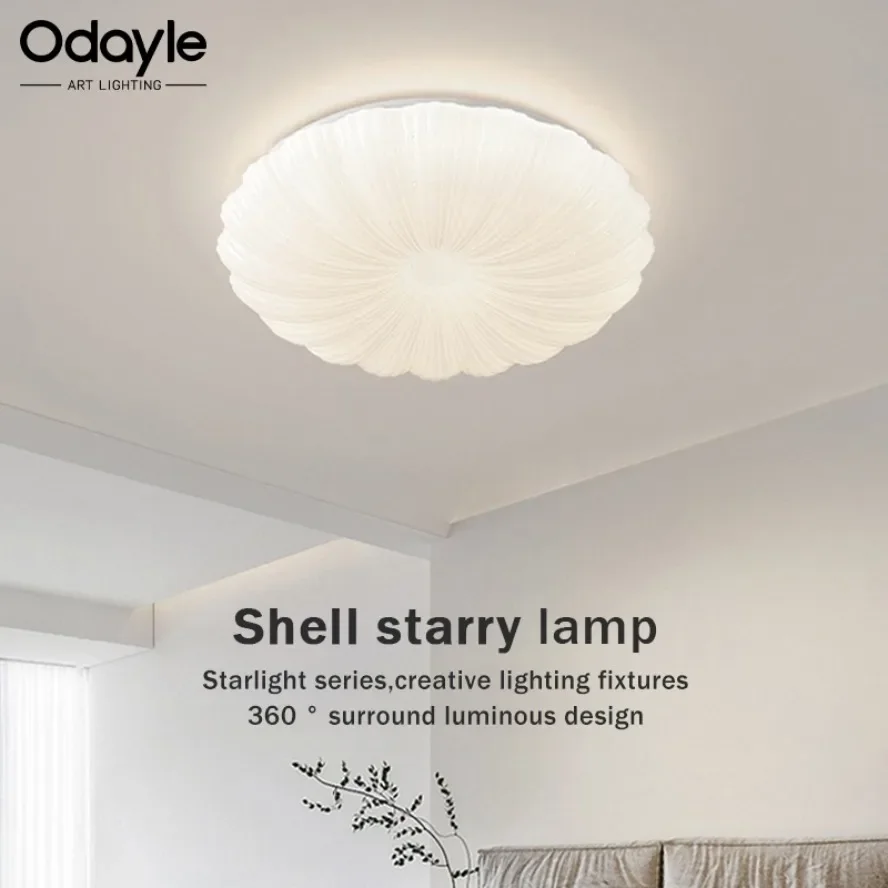 

Modern LED Ceiling Light Round Simple Creative Starry Sky Home Light Living Room Bedroom Balcony Kitchen Decoration Lighting