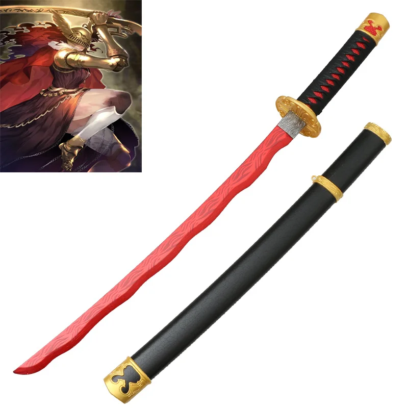 

Role Play Game Eldend 30inch Bamboo Assembled Katana Sword Cosplay Rings 76cm Weapon Model