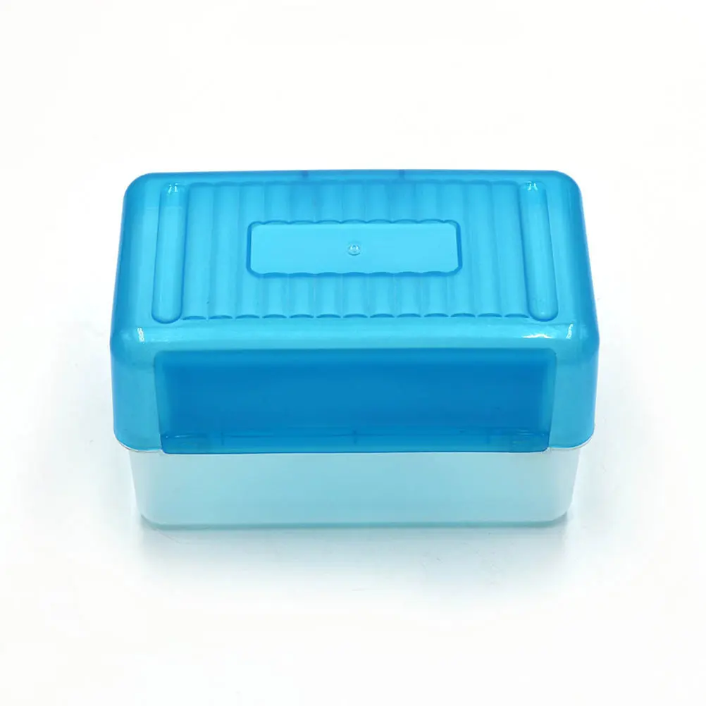 

2 Pcs Business Card Storage Box Holder Desk Holders Folder Organizer Pp Desktop